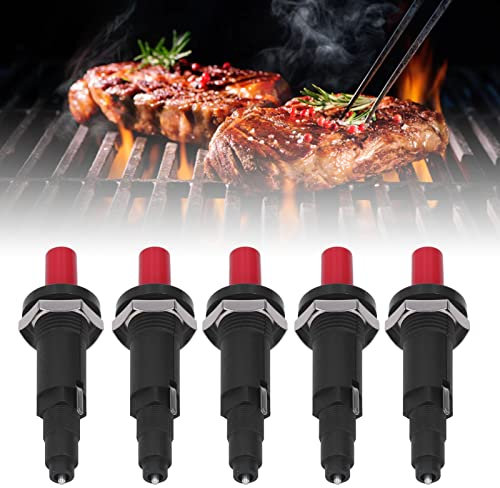 Accensione Piezoelettrica 5 Pezzi, 1 su 2 Accenditori per Grill a Scintilla Accenditore Piezoelettrico Sostitutivo per Grill Barbecue Pulsante Accensione Piezoelettrica Set di Accensione per Generator