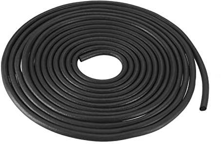 sourcing map Caoutchouc Mousse Joint étanchéité, 3mm Diamètre x 6m Long Rond EPDM Caoutchouc Décapage pour Bricolage Joint, Entrepôt, Tampons, Mousse Tubes, Artisanats, Maison Sceau