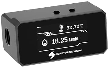 Barrow Flussmeter OLED - schwarz