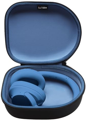 Case for Audio-Technica ATH-M20x/Raycon/JBL/Sony/Anker Headphone Blue | Carrying Travel Headphone Case Hard Shell for Over Ear Headphone