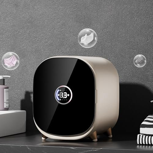 ZbOLi Mini Centrifuga, Macchina per La Cura di Piccoli Indumenti, Asciugatrice da Tavolo Indipendente da 18 Litri, Asciugatrice Compatta, Asciugatura Intelligente, Asciugatura Tridimensionale Ad Aria