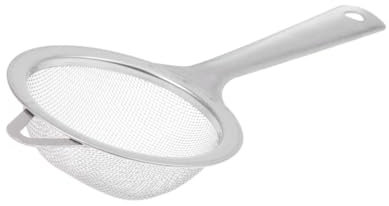 GREENADSCAPE colapasta in acciaio inossidabile cucina cucine grani pasta garofalo oil filtro a maglia fine farina di pane grasso filtro pieghevole fornello setacci filtro per il tè Silver