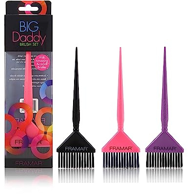 Framar Färbepinselset Triple Threat Set mit 3 Pinseln