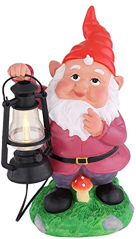 GLOBO LED Solarleuchte Gartenbeleuchtung Leuchte Lampe Gartenzwerg 3314