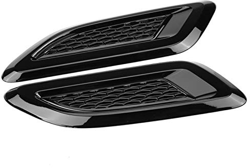 Copertura per presa d'aria per cofano, cofano esterno, griglia di aspirazione, per 2012-2018 (nero) cofano scoop cofano sfiati cofano auto 2011 6 cappa di sfiato