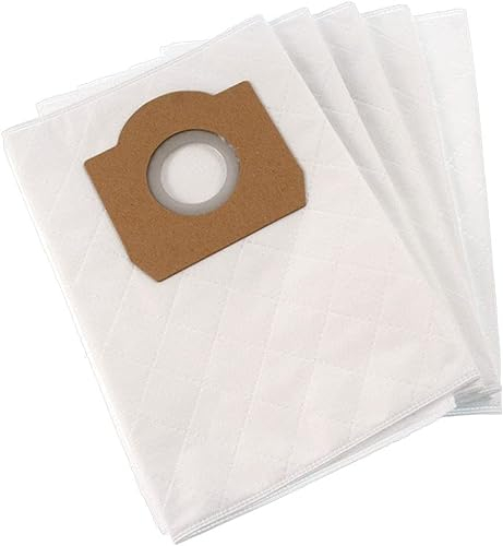 Pack de 5 bolsas de aspiradora para Kärcher WD3, WD3P, MV3, 6.959-130.0 de repuesto