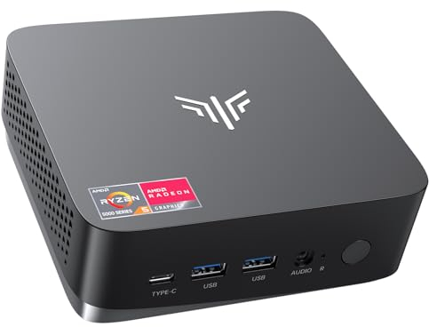 NiPoGi E3B Mini PC W-11 Pro ΑΜD Ryzen 5 7430U(Max 4.3GHz,6C/12T), 32Go DDR4 RAM(16Go+16Go Dual Channels) + 512Go SSD, Desktop PC WiFi 6/BT 5.2/4K Triple Display/Mini-Computer für Büro VESA Unterstützt