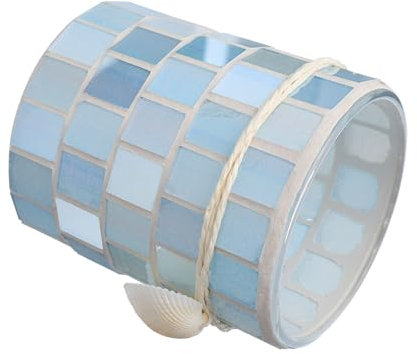 JECOMPRIS 1pezzi Portacandele in Vetro Bicchiere Per Aromaterapia Portacandele Tealight Candela Resistente Per Uso Prolungato