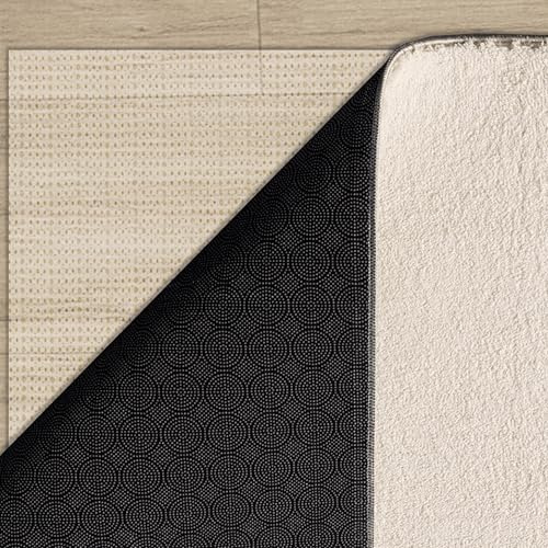 Sottotappeto Antiscivolo 120 x 170 cm Antiscivolo e Tagliabile PVC Rete Lavabile per Fodera Protezione Mobili Armadio Ripiani Bicchieri Scarpiera, bianco