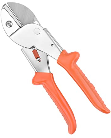 TOPINCN Cesoie da Potatura, Cesoie con Lama in Acciaio SK5 con Impugnatura Ergonomica e Blocco di Sicurezza, per Tagliare Arbusti di Rose, Siepi, Steli, Rami Leggeri (L)