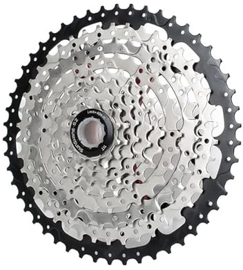 DHJKFU cykelkassett 9-växlad kassett HG 11–30T/32T/34T/36T/40T/42T/46T cykelkassett lämplig för mountainbike (9S 11–50T)