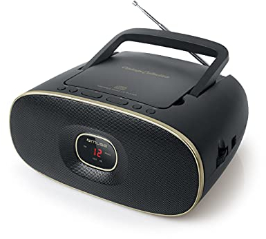 Muse MD-202 VT Analógica Negro, Oro - Radio CD (Analógica, FM,MW, 88-108 MHz, 540-1600 kHz, Jugador, CD,CD-R,CD-RW)
