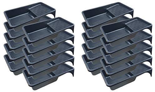 Lot de 20 bacs à peinture en plastique 160 x 310 mm
