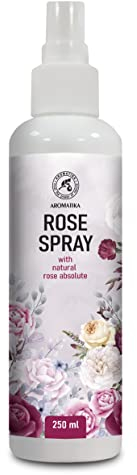 Rose Aromaspray 250ml - Aromatherapie Raumspray mit Rose Blütenextrakt - Spray zur Aromatisierung der Luft - Raumnebel - Kissen- und Leinenspray - Duftspray - Natürliches Duftspray