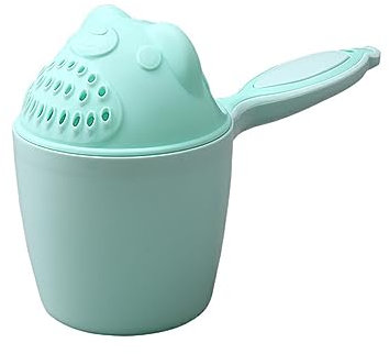 rongweiwang Multifunktionaler Haarwaschbecher für Babys, langlebig und praktisch, Babyparty Shampoobecher, PP Haarwaschbecher, hellgrün