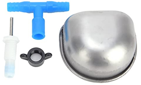 Abreuvoir pour Lapin en Acier Inoxydable, Bol d'eau Potable, Accessoires d'alimentation pour Renard Martre, 10 Ensembles (T-Shirt Siamois)