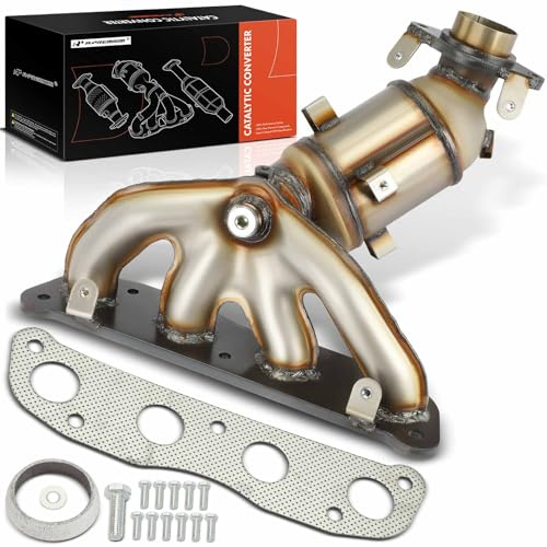 A-Premium Front Exhaust Manifold Catalytic Converter Kit Direct-Fit Compatible with Nissan Sentra 2009-2012 2.0L, Sentra S/SL/SV/SR 2013-2018 1.8L, EPA Compliant