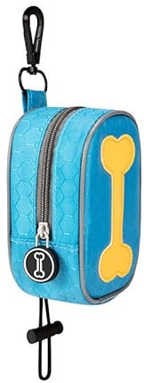 Yutry&lyin Dog Poop Bag Holder, Hands-Free Clip Shovelling Special Waste Bag Pet Waste Bag Dispenser (Dog Bag Not Included) (Blue)