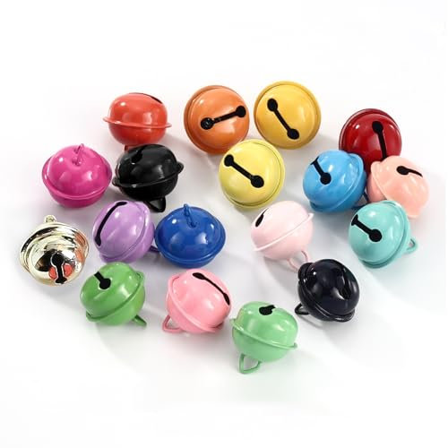 12-Stück Kleine Glöckchen zum Basteln,Dekorationen Crafts für Glocke Klein Weihnachtsglöckchen Metallglöckchen Intage Schlüsselanhänger,Glöckchen Groß Haustier-Glocken Osterlamm Ornament