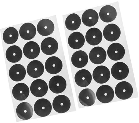 TOYANDONA 2 Fogli Adesivi Punto Nero per Tavolo Biliardo Marker Segnalini Snooker in Resistente Facili da Applicare su Tavoli Biliardo Casa e Club Design Compatto e Adesivo Pressabile