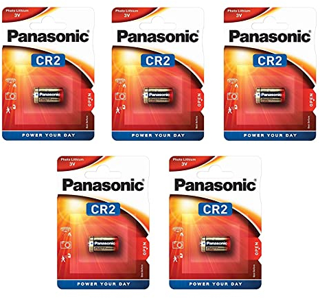 ‎Corp. Panasonic Pila de Litio CR2 3V - Blister 1 x5 - Paquete 5 Blister
