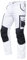 PUMA Workwear Arbeitshose Herren - Robuste Bundhose mit Stretch, Kniepolstern & Taschen - Arbeitskleidung Männer für Handwerk, BAU & Industrie - Precision X - Weiß/Anthrazit - 54