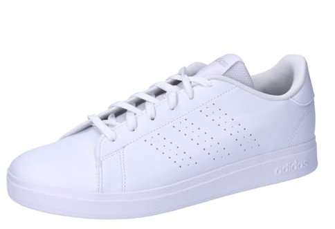 adidas Advantage Base 2.0 Shoes Junior, Zapatos Bajos Que no Son de fútbol Unisex Adulto, Cloud White/Cloud White/Grey One, 36 EU