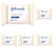 Johnson's Makeup Be Gone Extra-Sensitive Wipes, Pack of 125 (Packing May Vary)