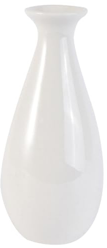 GALPADA Florero Pequeño De Cerámica para Escritorio Y Decoración De Oficina En Casa Diseño Minimalista 4.13X1.85X1.85In Jarrón para Flores Y Macetas Pequeñas Decorativas