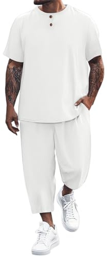 Gilet in piuma da uomo, estivo, per il tempo libero, in lino, set da due set di coprisella in pelliccia di agnello Western, bianco, XL