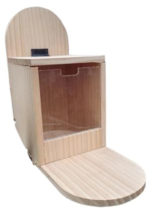 de Madera para Ardillas – Casa de alimentación de Ardillas | Estaciones de alimentación para Ardillas | Mesa de Picnic para Animales pequeños – para Patio Trasero, jardín, fácil de llenar