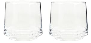 Denby USA CNV-801/2 Natural Canvas Set of Two, Glass, Set of 2 Small Tumblers