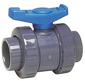 Vanne en PVC - SVT pour tuyau Diamètre 40 mm Lot 2 vannes - piscine- aquaponie - hydroponie - jardiboutique