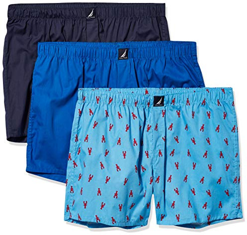 Nautica Men's Classic Cotton 3-pack Woven Boxer Boxer Shorts (pack of 3)