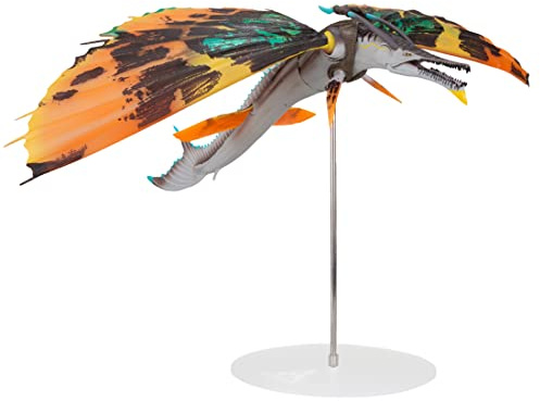 McFarlane Disney Avatar toys, Action figure di uno Skimwing del film di grandi dimensioni, per action figure da 17,8 cm, da collezione, con supporto, per bambini dai 12 anni in su, Nera,nere 16323