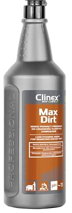 CLINEX 4 Max Dirt Preparazione per rimuovere lo sporco grasso/Sgrassante concentrato/detergente per cucina/per alimenti 1L