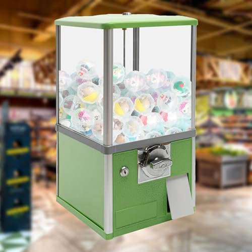 Machine à chewing-gum, machine à chewing-gum avec capsules, distributeurs automatiques pour entreprises, machine à capsules avec serrures pour jouets à capsules, pour la maison, machine à bonbons(Gree