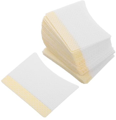 LOORGVEL Almohadillas Desechables de Algodón 40 Fácil Extracción y Empaque Portátil para Extensiones de Pestañas Ideales para Viaje y Cuidado de Ojos