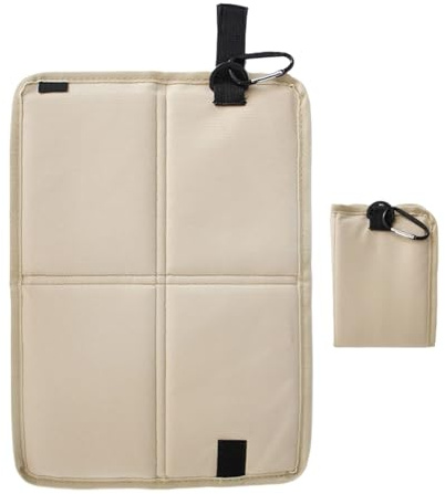 Qizeroty Cojín Portátil, Almohadilla para Silla de Camping, Cojín de Asiento Plegable para Lugar de Trabajo, Picnic, Senderismo, Mochilero, Estadio, Camping