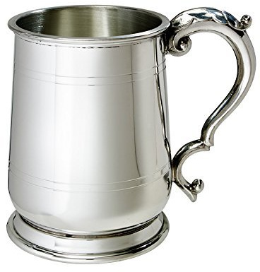 Wentworth Pewter - Standard Jacobean 1 Pint Pewter Tankard (Jacobean Tankard)
