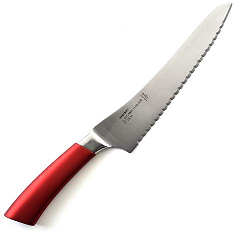 Norpro UNI Knife All Purpose Kitchen 8 in Serrated Stainless Steel Blade for Tomatoes Bread Meat