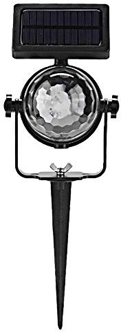 Proiettore da esterno, pannello solare impermeabile da esterno Festival LED Fata Spotlight Lampada per proiettore Illuminazione decorativa per la festa di Natale