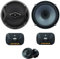 1 Kit de 2 vías Compatible con JBL GTO609C GTO 609C 16,5 cm 6,5 90 vatios rms 270 vatios máx con woofer Tweeter Crossover Coche 3 ohmios spl Negro, Kit de Pares