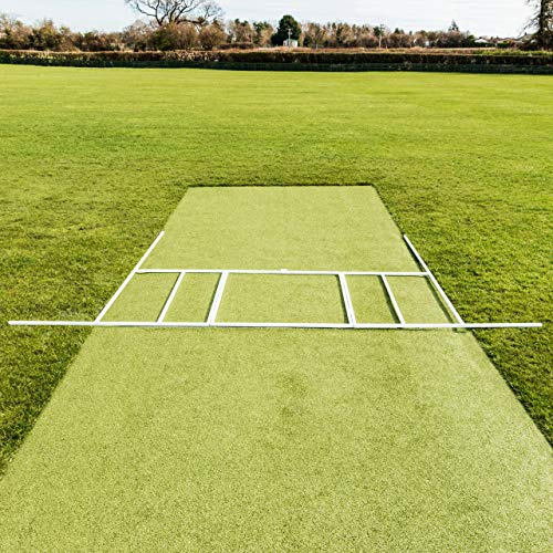 FORTRESS Cricket veckmarkör – vikbar stålmarkeringsram | cricketslagveck | bärbar cricketveck för klubbar