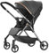 Kinderwagen, faltbar, mit verstellbarer Rückenlehne, leicht und mit einer Hand faltbar, Aufbewahrungskorb, bis zu 25 kg, 0-3 Jahre, Sonnenblende, Moskitonetz, 4 Räder, Aufbewahrungskorb (grau)