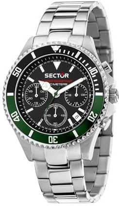 Sector No Limits Orologio Uomo, Cronografo, Analogico, Cassa 43 mm, Limited Edition Collezione 230, Regalo Compleanno