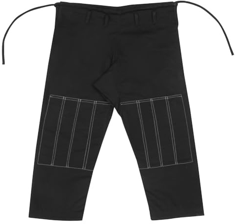 FANCYPUMPKIN Lätt brasiliansk Jiu Jitsu byxor BJJ Gi träningskläder byxor BJJ Jiu Jitsu, Svart, XXL