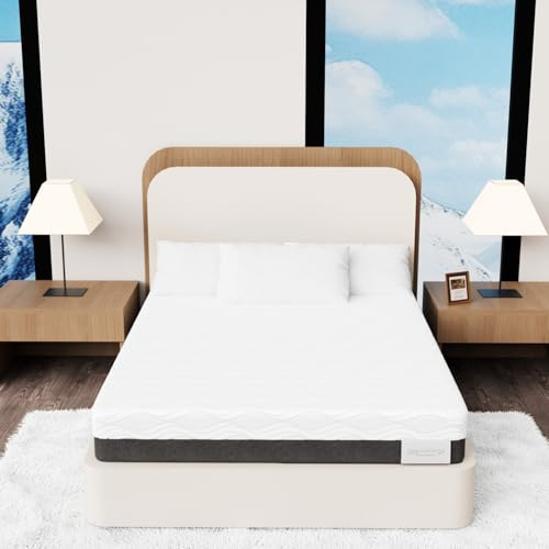 Memory Matratzen Materasso 140 x 200 cm, H3, 7 zone, altezza 20 cm, durezza H2/H3, materasso in schiuma fredda (140 x 200 x 200 cm)