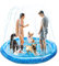 Hund Sprinkler Wasser Pad Matte Outdoor Hund Kühlen Spritzwasser Spielzeug Rutsch Hund Schwimmen Pad für Kinder und Haustiere, groß(150 * 150)