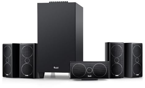 Teufel CONSONO 35 Concept - 5.1 Surround Soundsystem, Komplettsystem Heimkino mit integriertem AV-Receiver, Bluetooth, Dolby Audio, USB-C-Soundkartenfunktion, HDMI ARC CEC für Games, Film und Musik